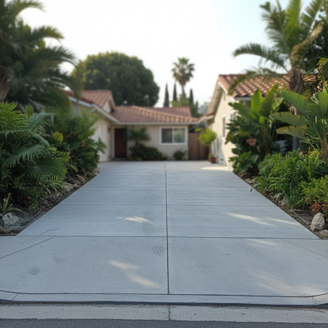 Concrete Driveways completed by Summit Concrete Inc in Stonewall, LA